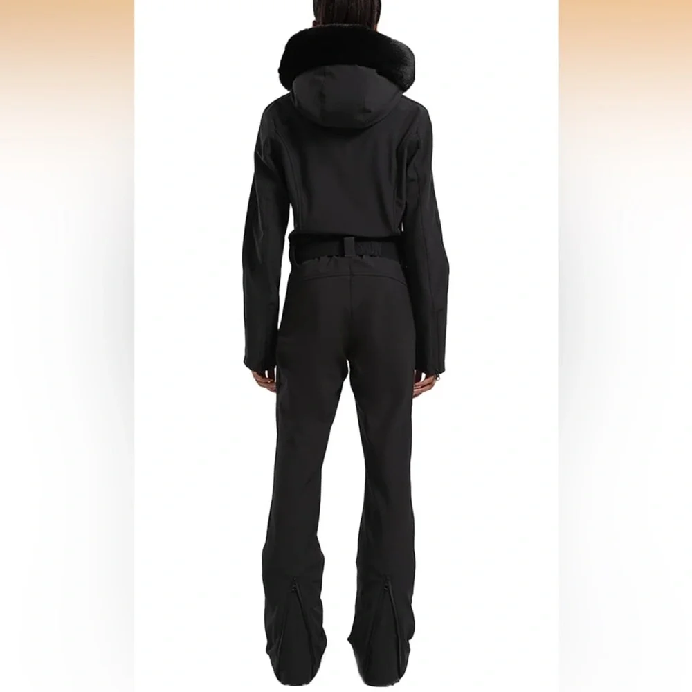 NWT Women's Black Ski Jacket L Y41 - Picture 2 of 3